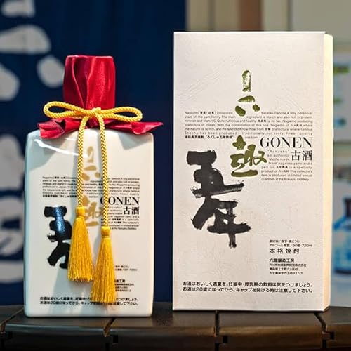 六趣 五年 GONEN 古酒 長芋焼酎 長芋焼酎 六趣 五年 古酒 720ml 30% - メルカリ